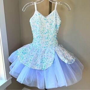 A Wish Come True Winter Waltz Platter dress size LC NWOT